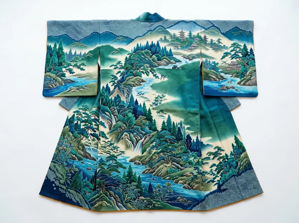 久保田一竹 訪問着